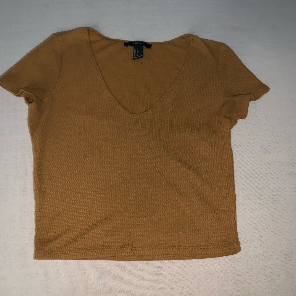 [FOREVER 21] Orange Mustard Color Size Small